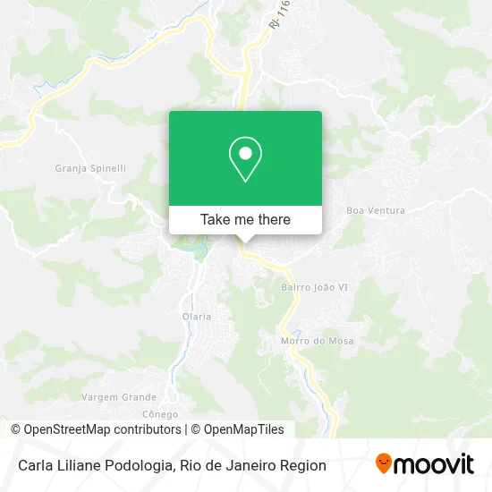Carla Liliane Podologia map