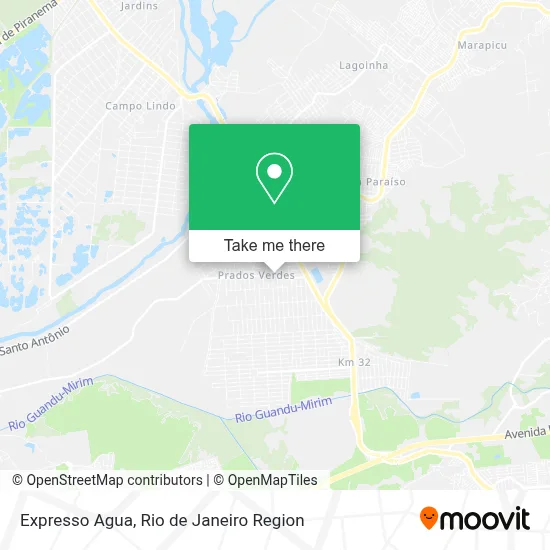 Expresso Agua map