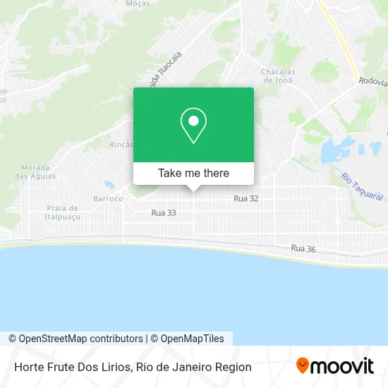 Horte Frute Dos Lirios map
