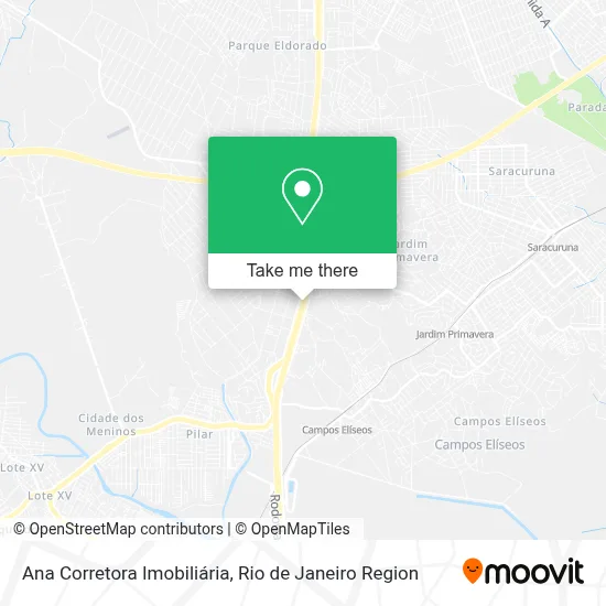 Ana Corretora Imobiliária map