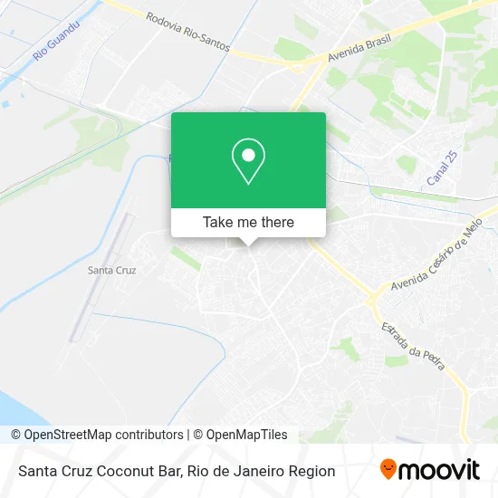 Santa Cruz Coconut Bar map