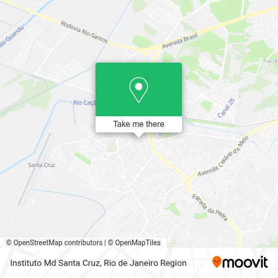 Instituto Md Santa Cruz map
