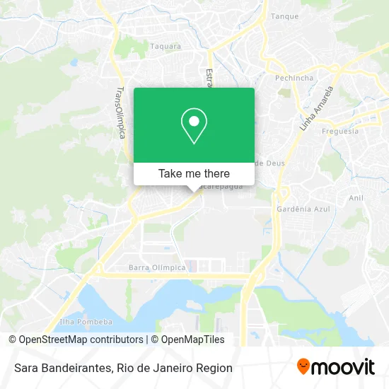 Sara Bandeirantes map