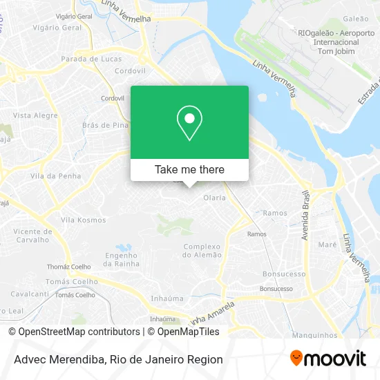 Advec Merendiba map