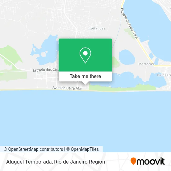 Aluguel Temporada map