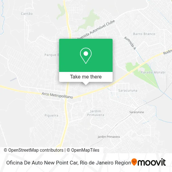 Oficina De Auto New Point Car map