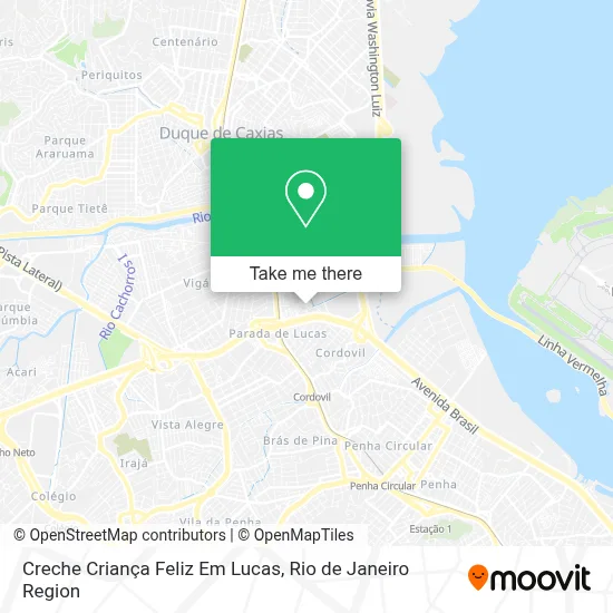 Creche Criança Feliz Em Lucas map