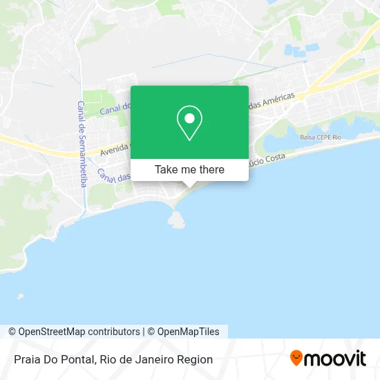 Praia Do Pontal map
