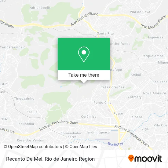 Recanto De Mel map