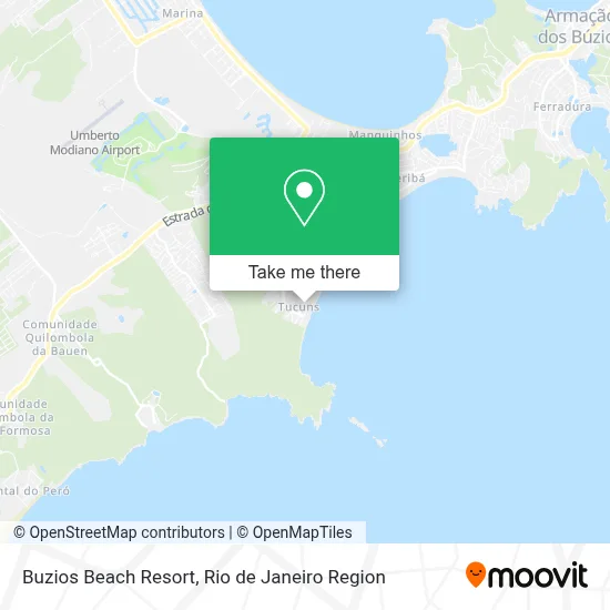 Buzios Beach Resort map