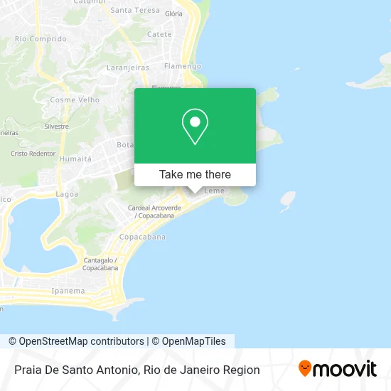 Praia De Santo Antonio map