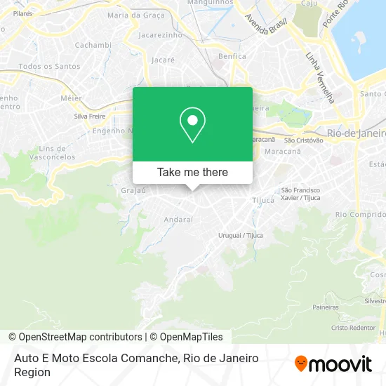 Auto E Moto Escola Comanche map