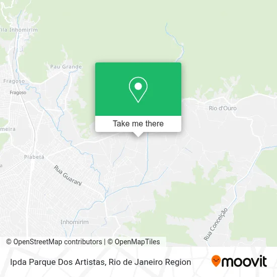 Ipda Parque Dos Artistas map