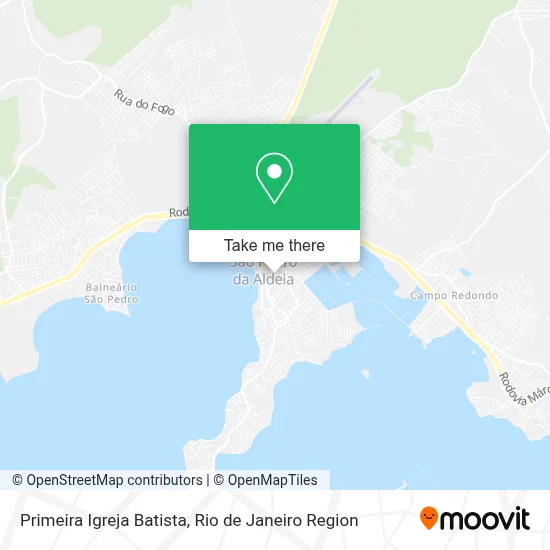 Primeira Igreja Batista map