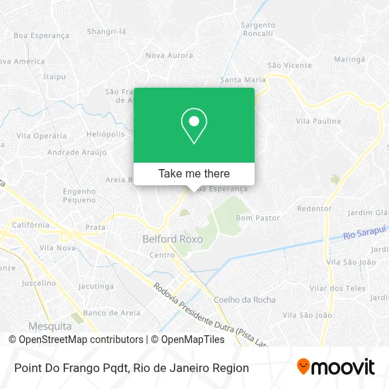 Point Do Frango Pqdt map