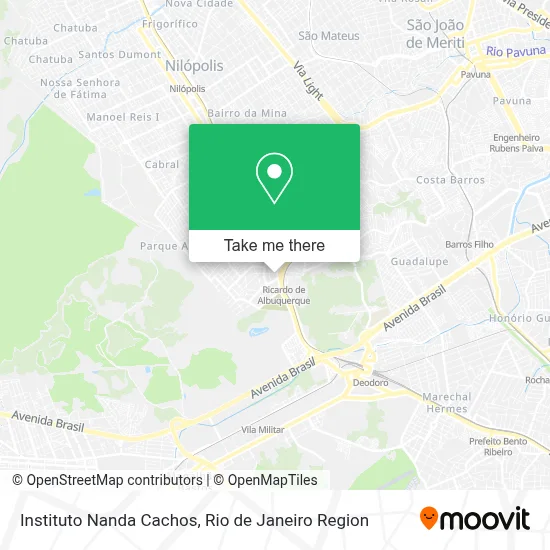 Instituto Nanda Cachos map