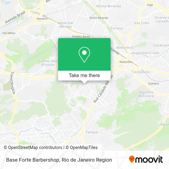 Base Forte Barbershop map
