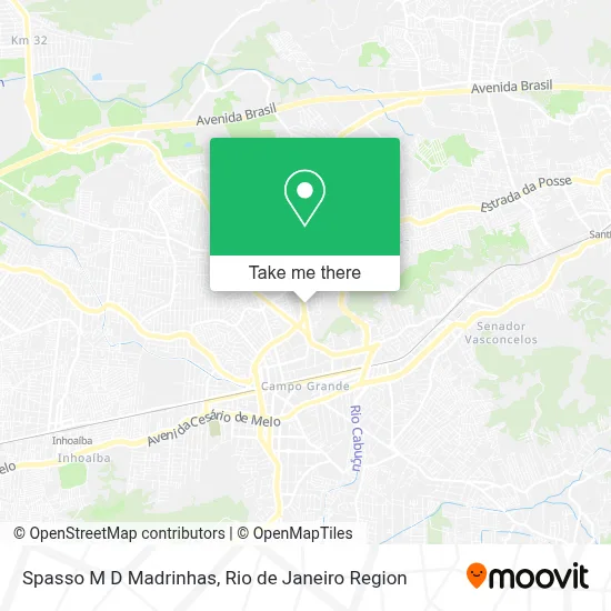 Spasso M D Madrinhas map