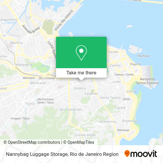 Nannybag Luggage Storage map