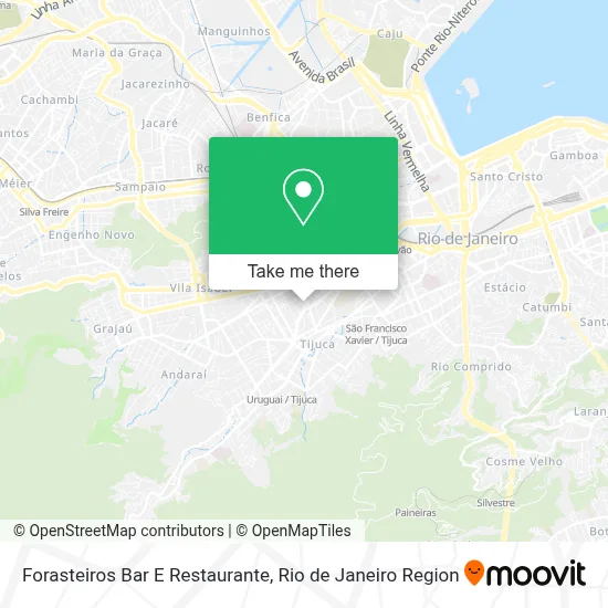 Forasteiros Bar E Restaurante map