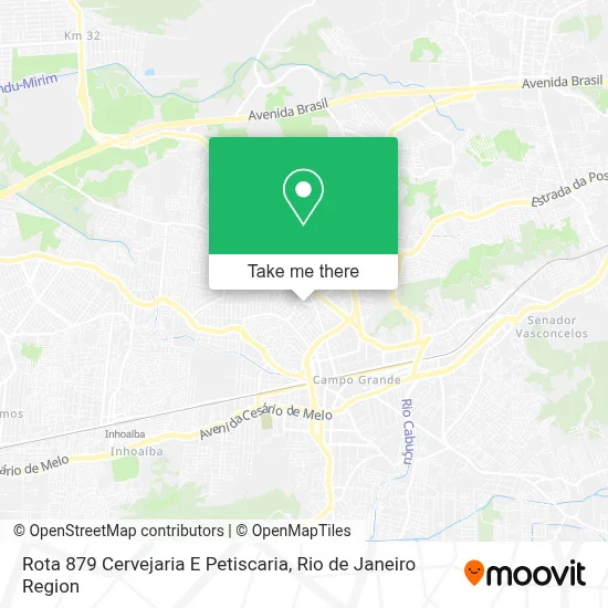 Rota 879 Cervejaria E Petiscaria map
