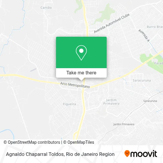 Agnaldo Chaparral Toldos map