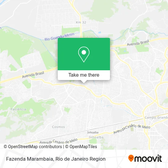 Fazenda Marambaia map