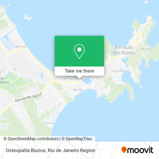Osteopatia Búzios map