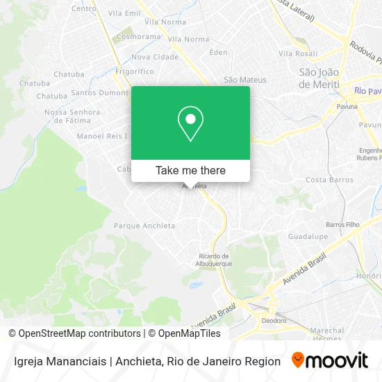Igreja Mananciais | Anchieta map