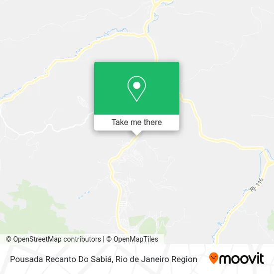 Pousada Recanto Do Sabiá map