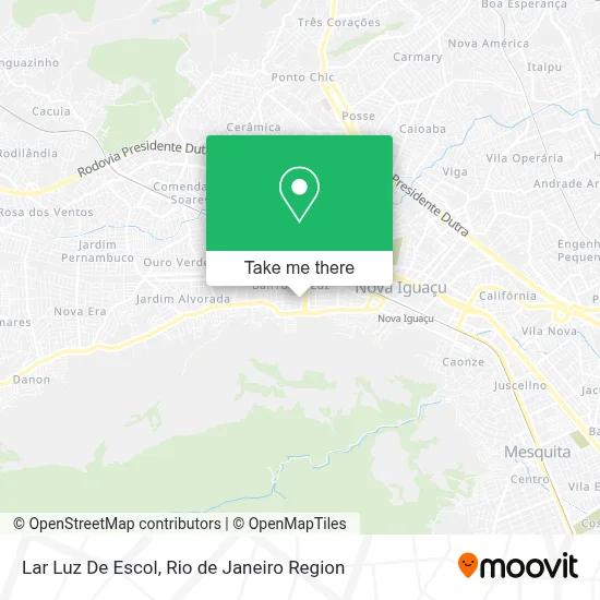 Lar Luz De Escol map