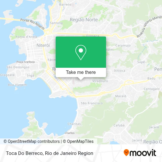 Toca Do Berreco map