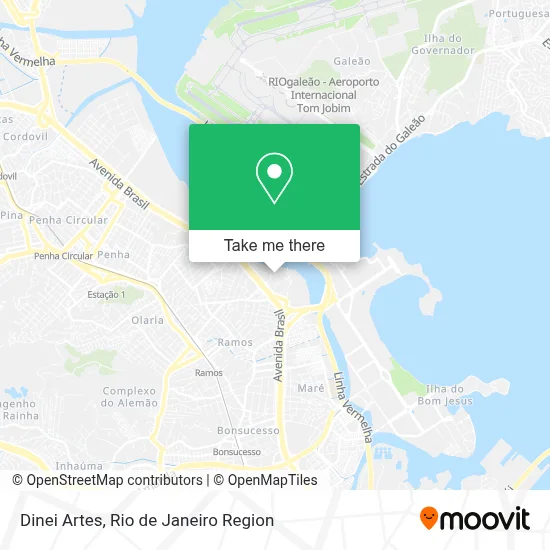 Dinei Artes map