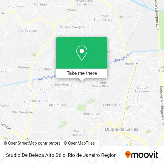 Studio De Beleza Alto Stilo map