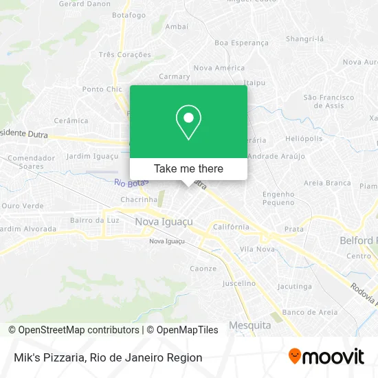 Mik's Pizzaria map