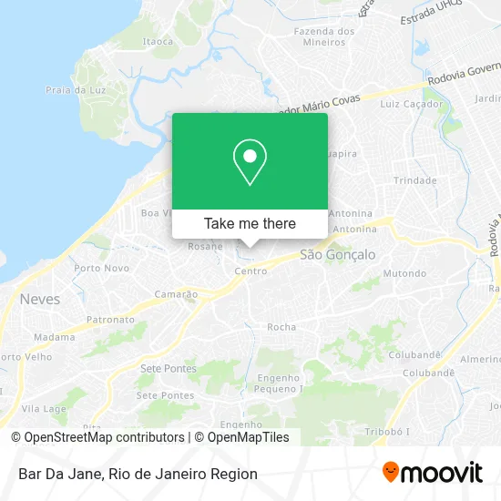 Bar Da Jane map