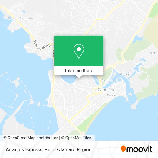 Arranjos Express map