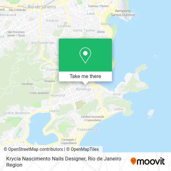 Krycia Nascimento Nails Designer map
