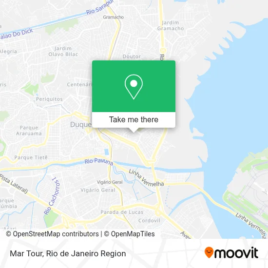 Mar Tour map