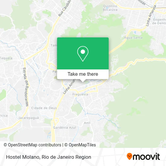 Hostel Molano map