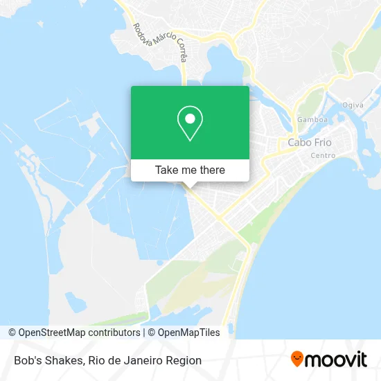 Bob's Shakes map