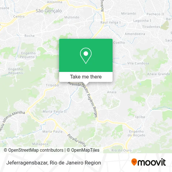 Jeferragensbazar map