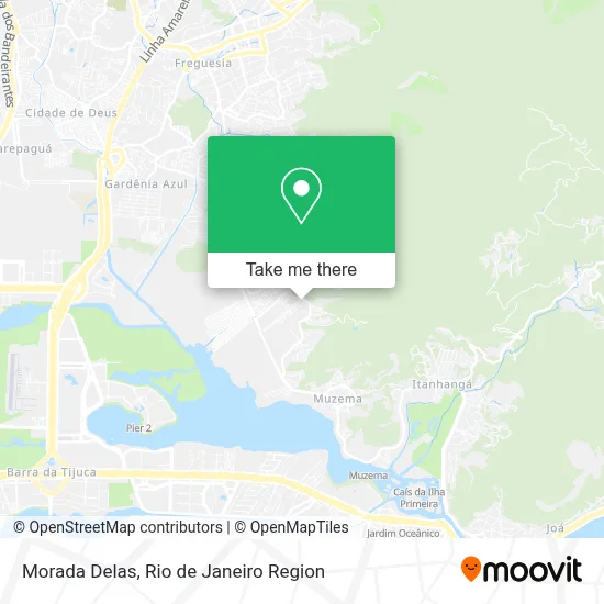Morada Delas map