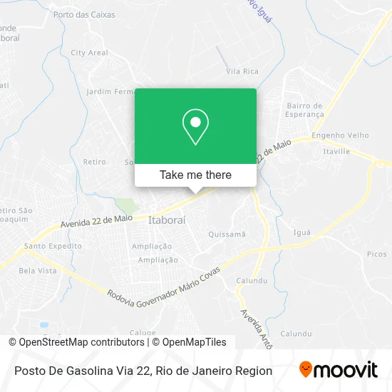 Posto De Gasolina Via 22 map