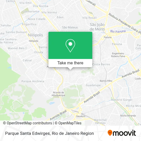 Parque Santa Edwirges map