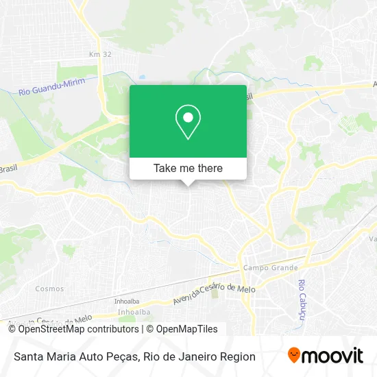 Santa Maria Auto Peças map