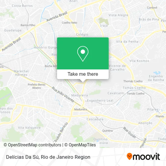 Delícias Da Sú map