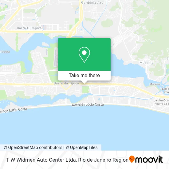 T W Widmen Auto Center Ltda map