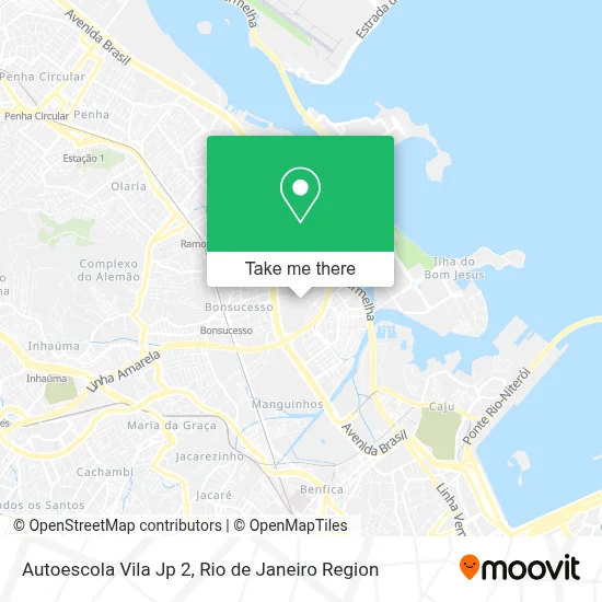 Autoescola Vila Jp 2 map