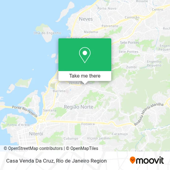 Casa Venda Da Cruz map